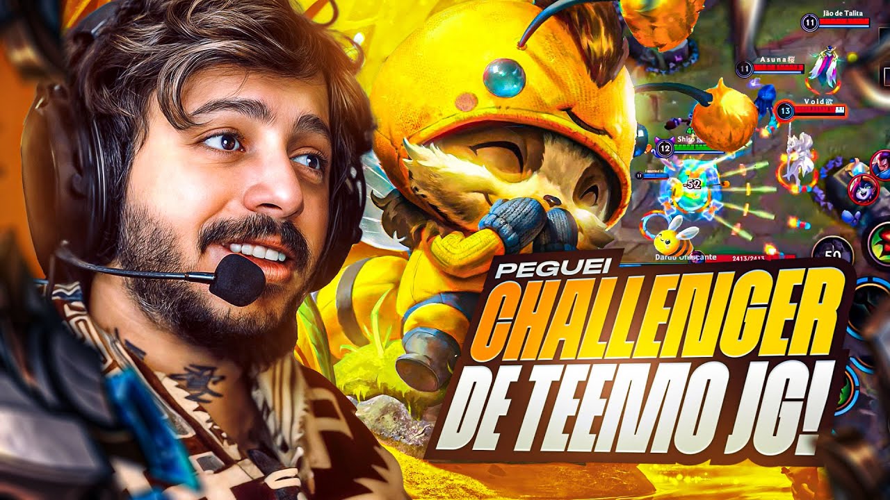 PEGUEI CHALLENGER DE TEEMO JUNGLE