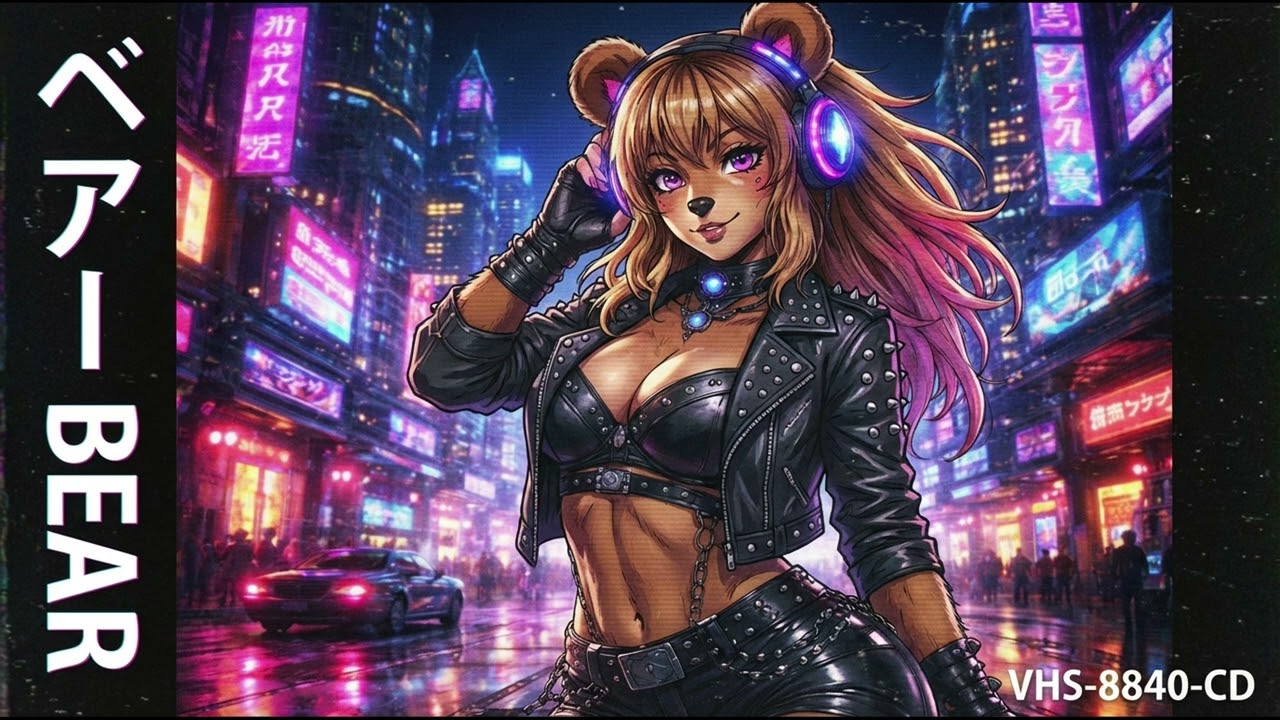 Synthwave Cyberpunk Mix | Darksynth for Focus & Coding | Bear (2578 七月-ネ)