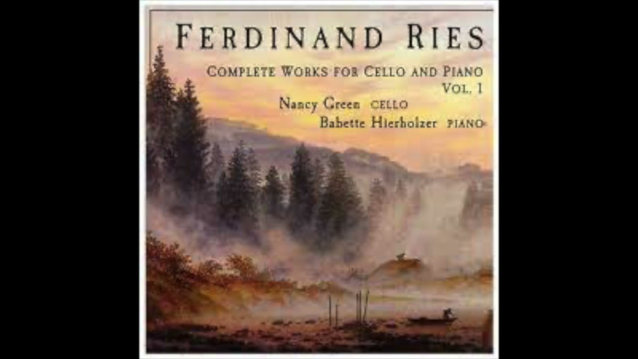 Ries Sonata in A Major for Cello and Piano, Op  21 - i Allegro