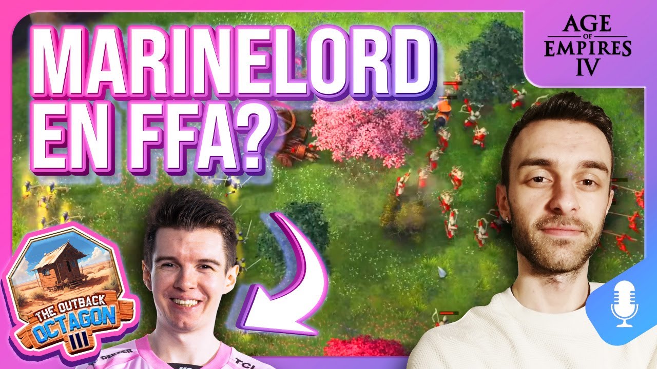 La première game de MarineLord dans le Outback Octagon 3 by Aussie Drongo ! FFA AOE 4