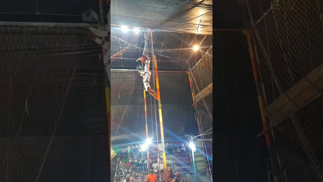 Sakura Circus Duo Aerial Act – Perfect Trust in the Air! ✨🔥