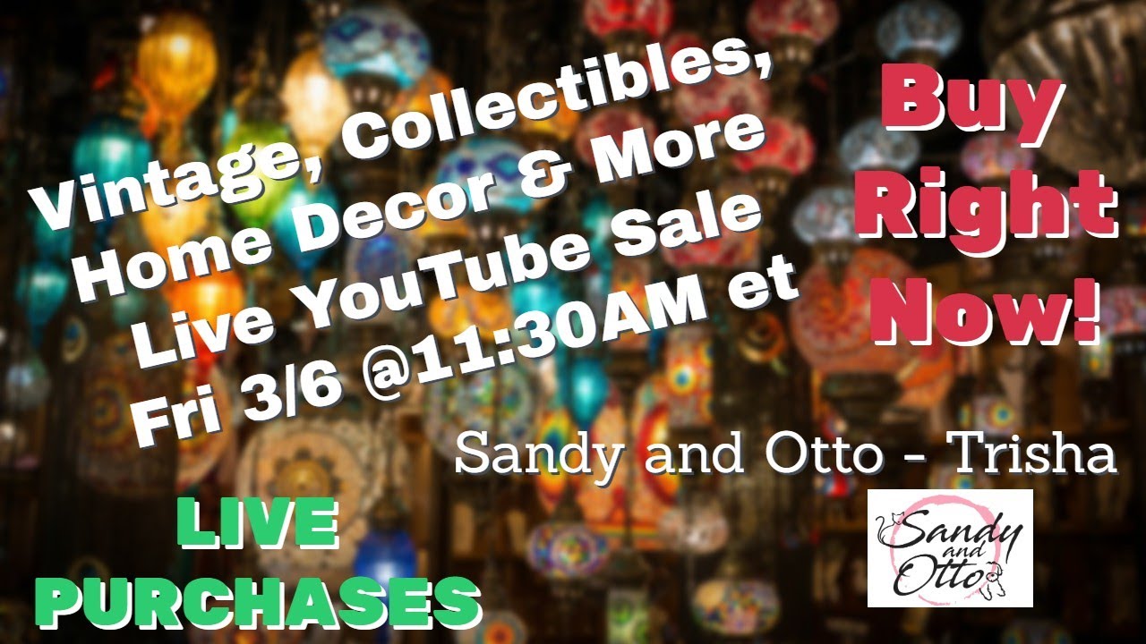 Could this Live Vintage Sale change your life? Tune in to find out | Mar 6 @11:30am et(8:30am pt)