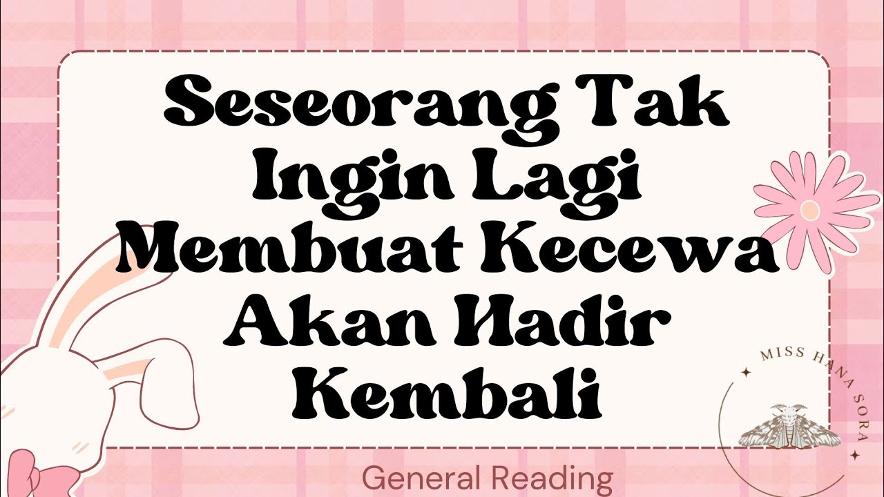 TAK INGIN LAGI MEMBUATMU KECEWA