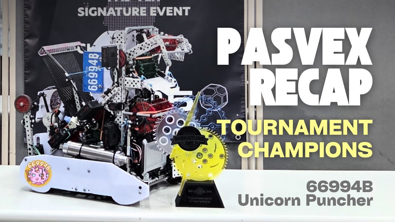 Road To Tournament Champion - PAS-VEX Signature RECAP | VRC Push Back | 66994B Unicorn Puncher