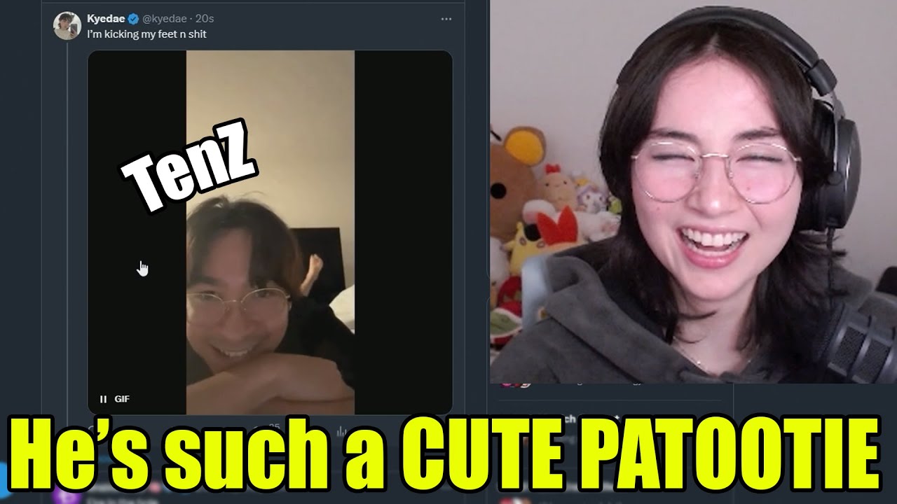 Kyedae shows her cute TenZ's GIF reply to Sentinels' tweet