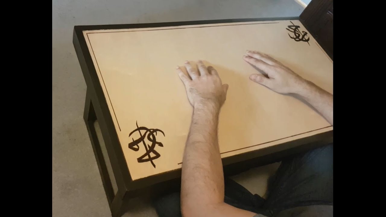 How to make a folding Floor Desk