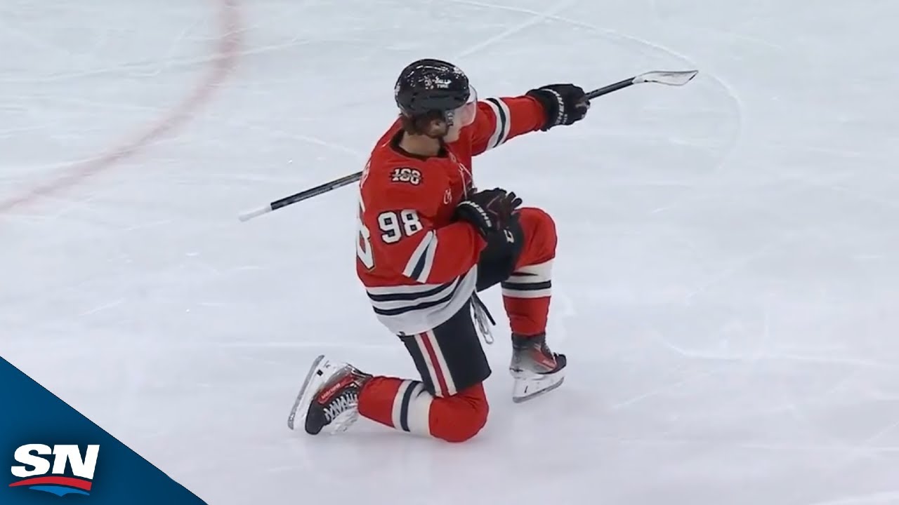 Blackhawks' Connor Bedard Rifles One Home For First Career NHL Hat Trick