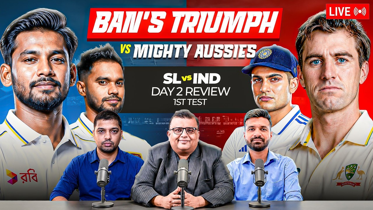 Bangladesh Pull Off a HUGE Upset! | India Take Control vs Sri Lanka | LIVE