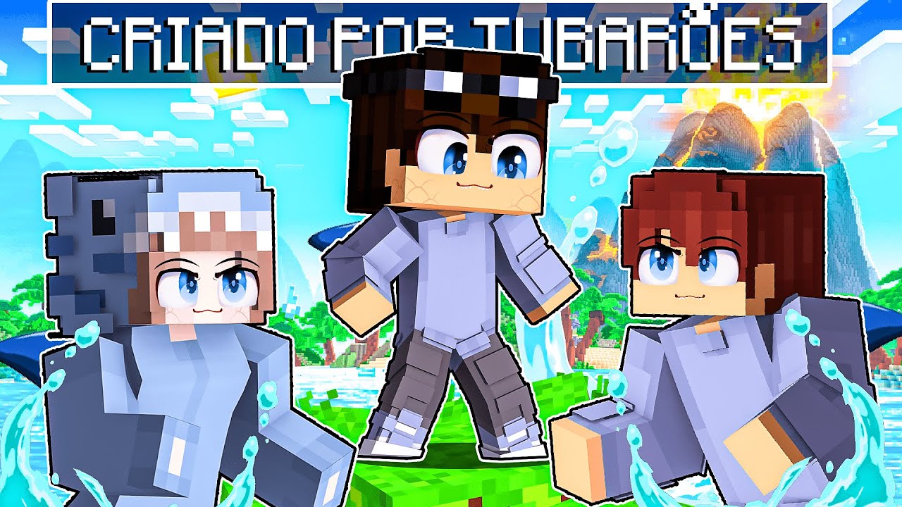 STHAN foi CRIADO por TUBARÕES no Minecraft!
