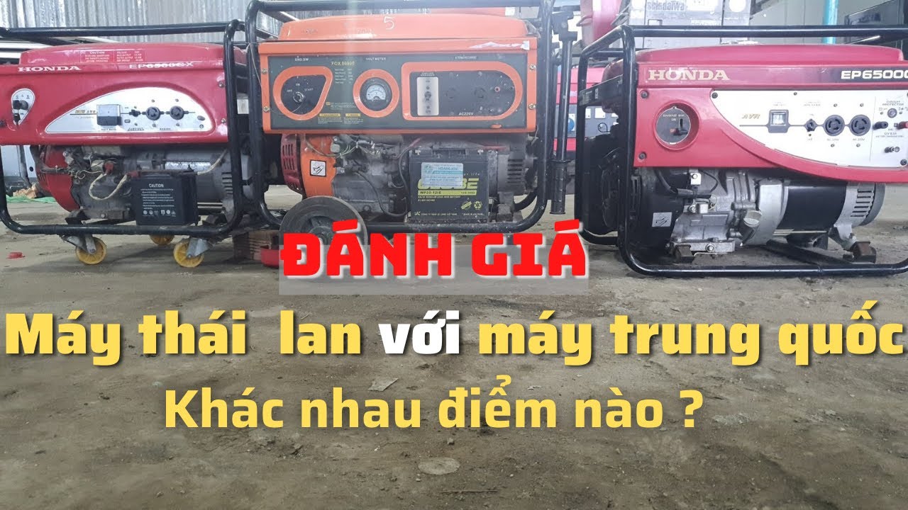 Đánh giá máy phát điện Honda xịn và máy Honda Trung Quốc | Máy phát điện Hoàng Kim