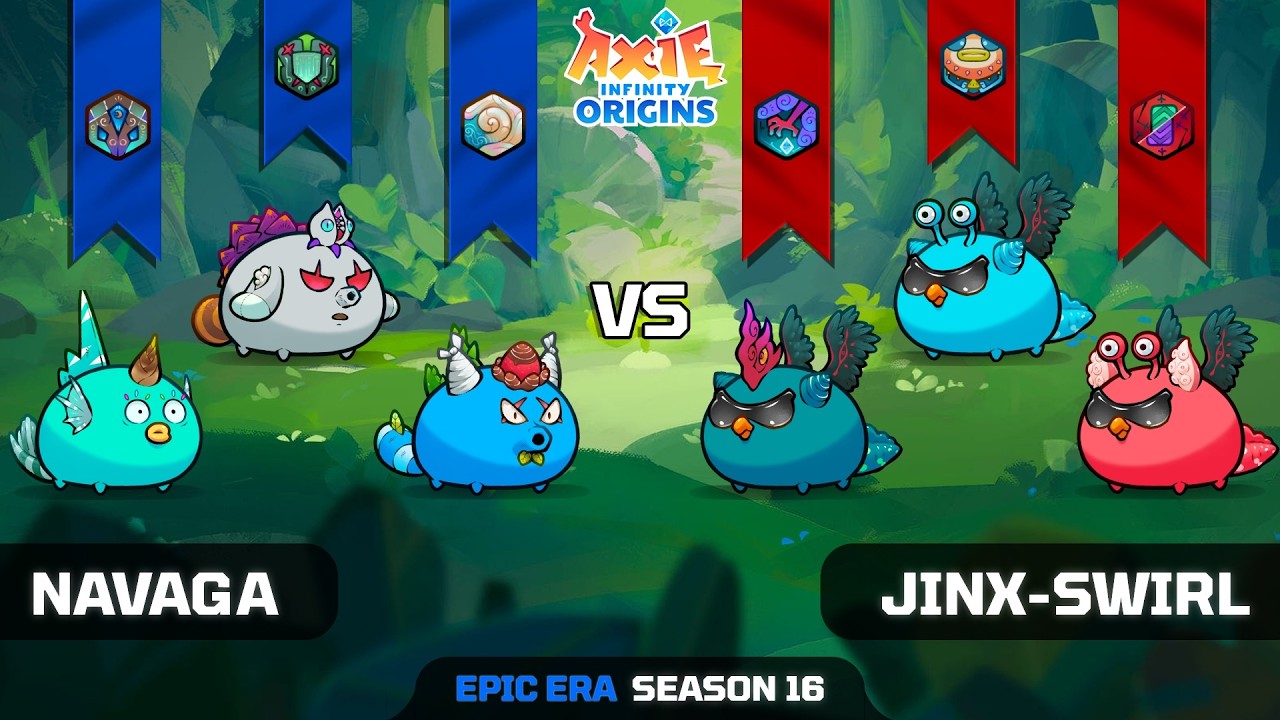 NAVAGA vs JINX-SWIRL | SEASON 16 | AXIE INFINITY ORIGINS