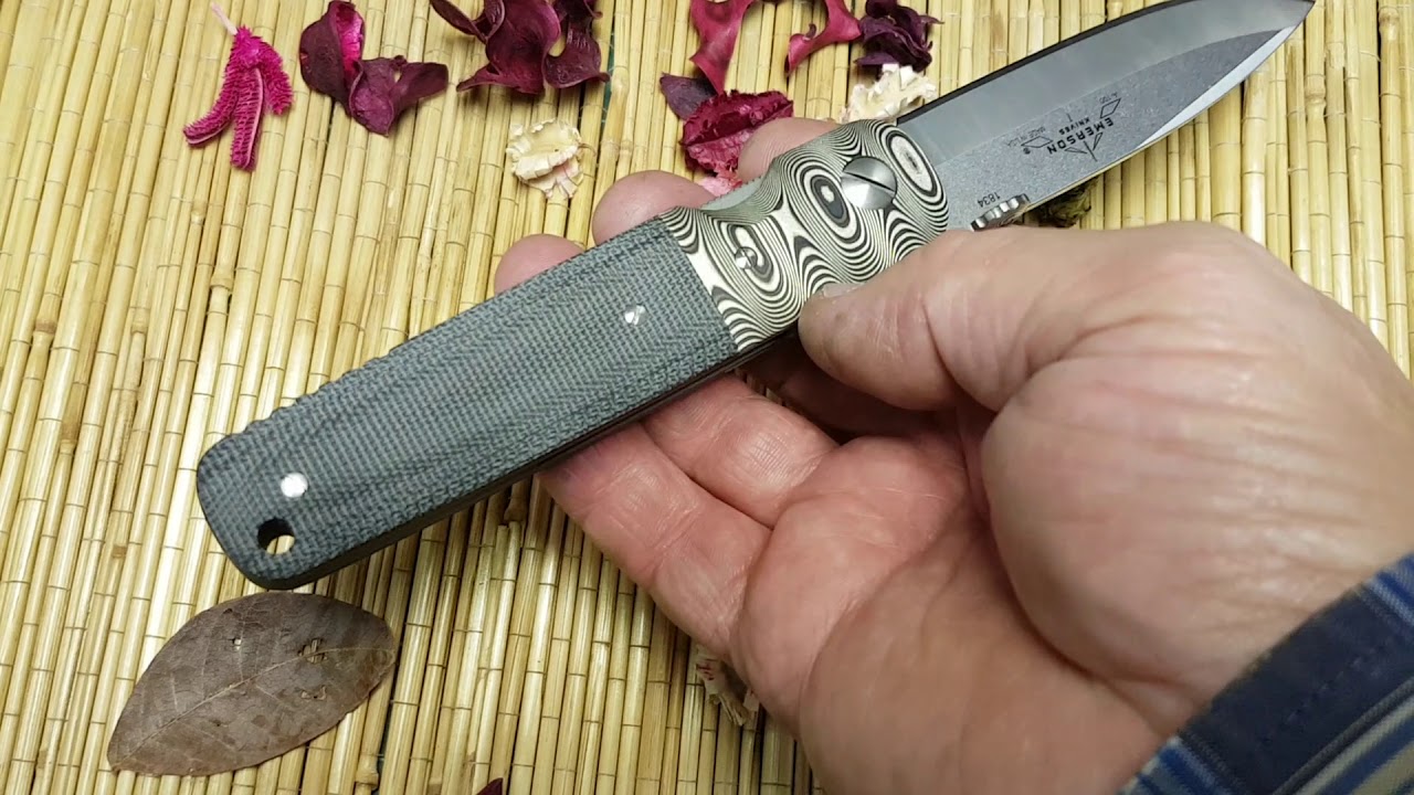 Emerson A100 custom knives