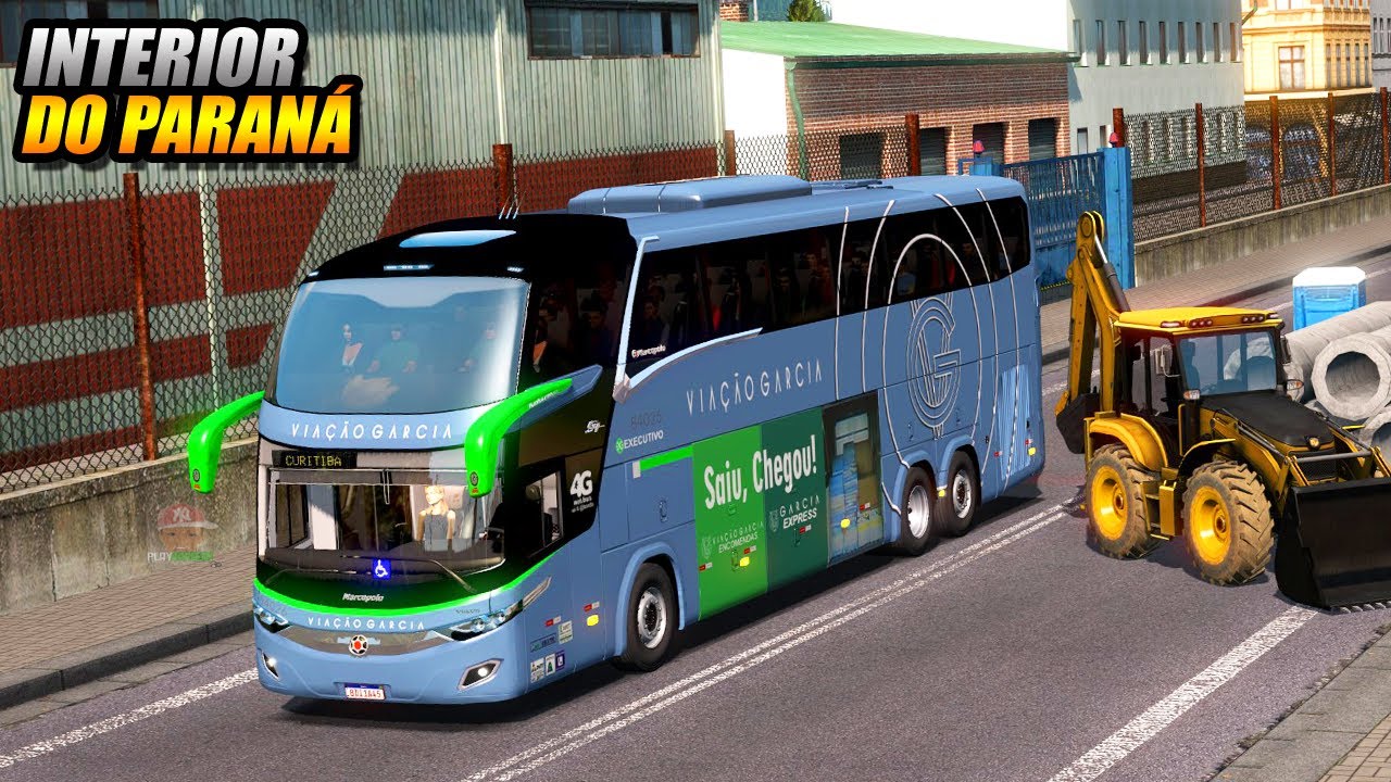 CONHECENDO CIDADE DO INTERIOR DO PARANÁ !!! EURO TRUCK SIMULATOR 2 MOD BUS - G27