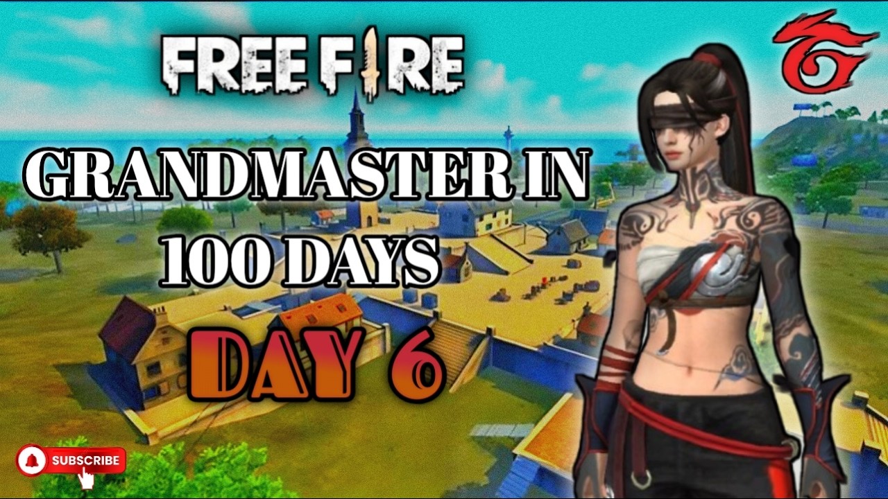 Day 6 Of Grandmaster Challenge 🔥 | Grandmaster Vo Bhe Serf 100 Days Mai | Enaaa Gaming Freefire 🎮