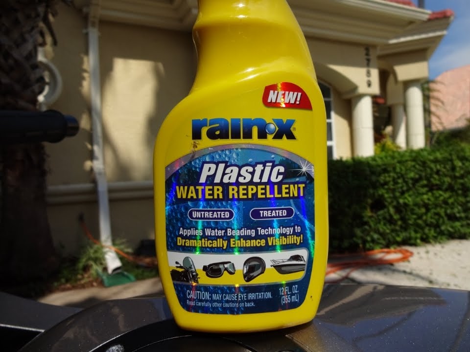 Rain X Plastic Water Repellent Review and Test Results on my Kawasaki Ninja 250 and Helmet