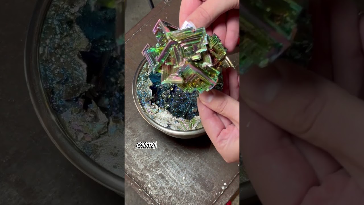 Geometría Mágica: El Asombroso Ballet de Cristales de Bismuto