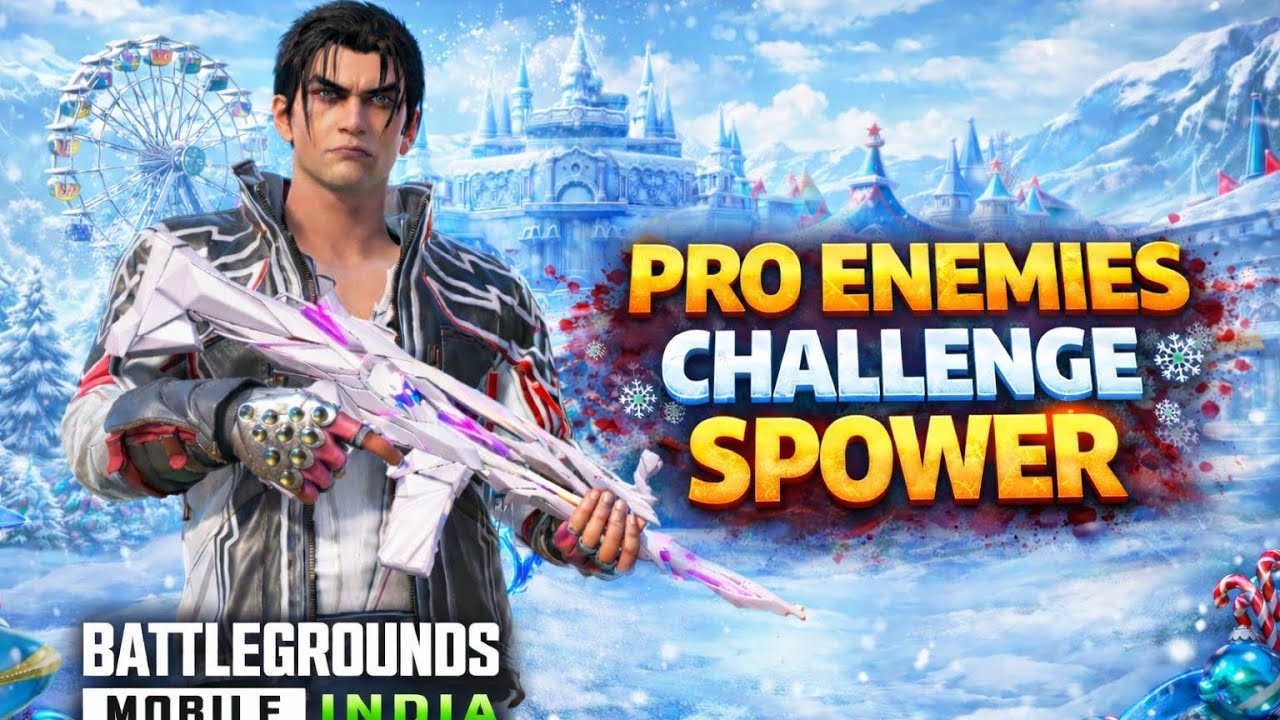 PRO ENEMIES CHALLENGE SPOWER 💛 | BGMI HIGHLIGHTS | SPOWER GAMING 💛