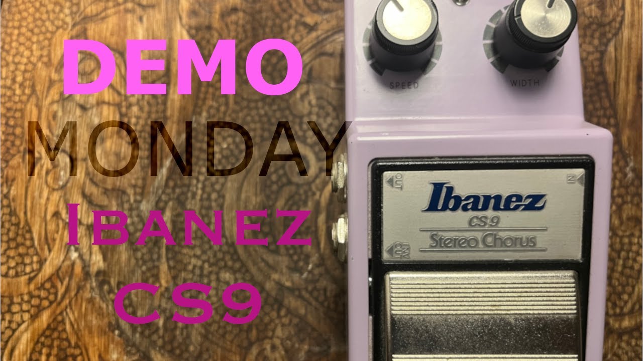 The vintage chorus for your early 80's swirls. Ibanez CS9.