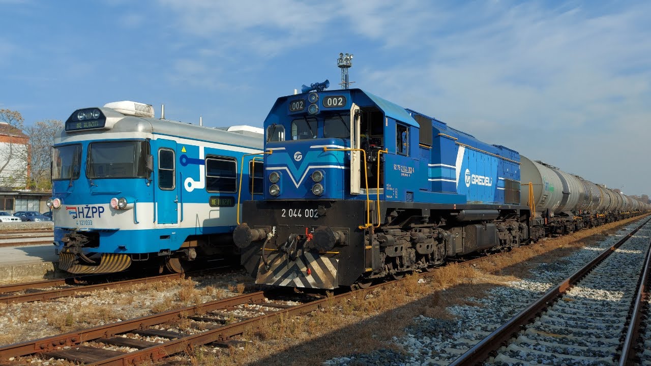 Croatian Diesel Trains. Vlakovi u Osijeku 5