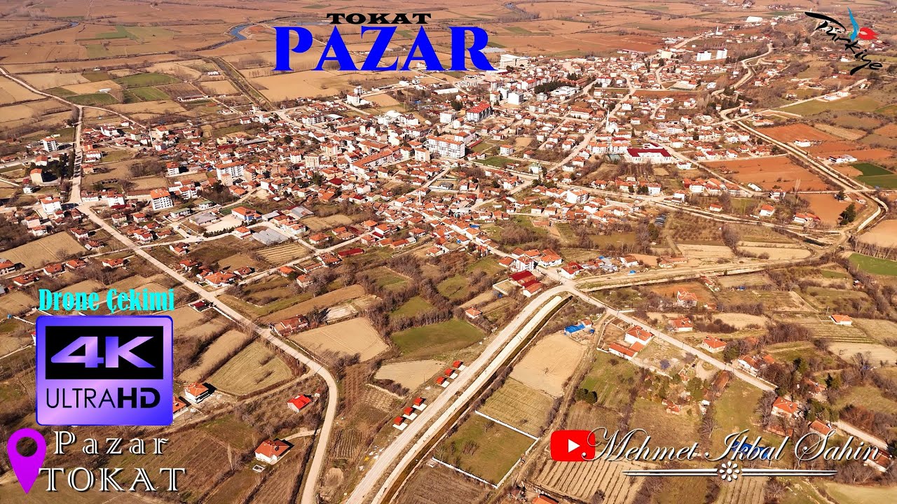 Halil Bey Camii ve Pazar - TOKAT / Havadan 4K Drone Çekimi - 6.3.25