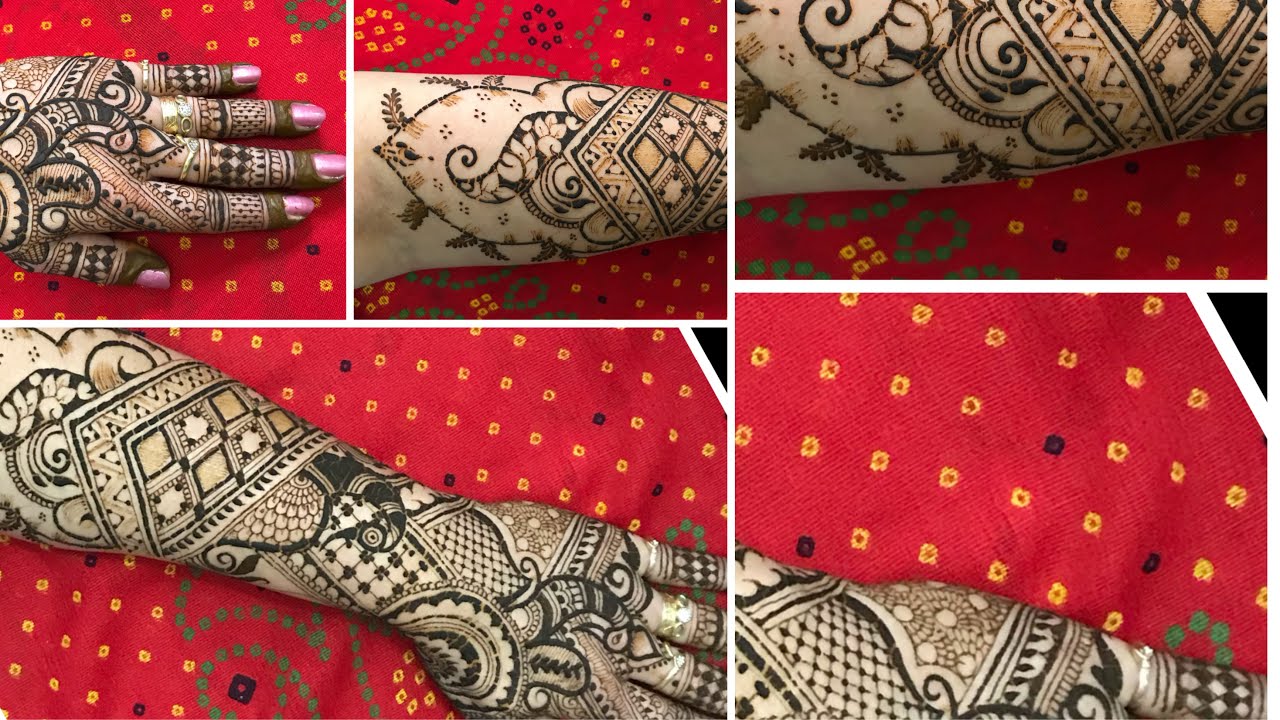 Full Hand Traditional & Intricate Bridal Mehndi Design For Back Hand || Dulhan Mehndi Design ||