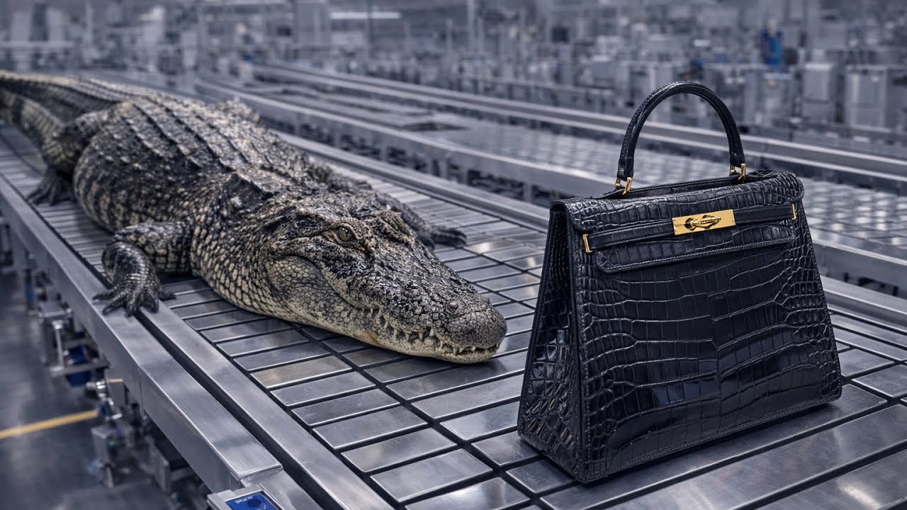 Inside Crocodile Leather Purse Factory | Full Process