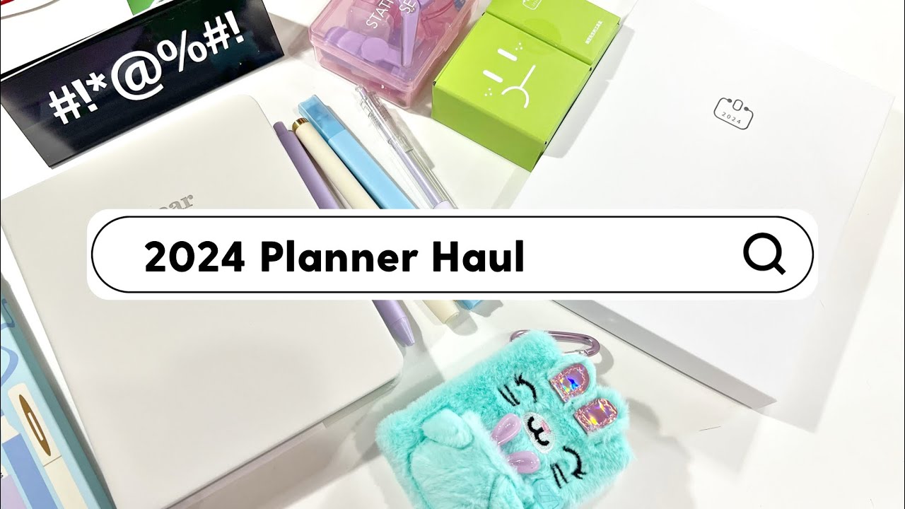 2024 Planner Haul | Nothing Planner | Flying Tiger | Kokuyo Planner