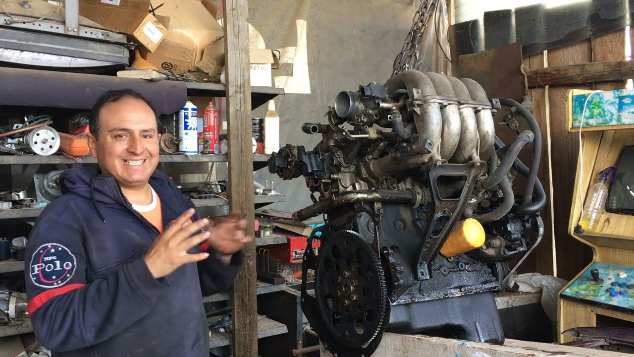 Разборка двигателя Nissan Tsubame для регулировки