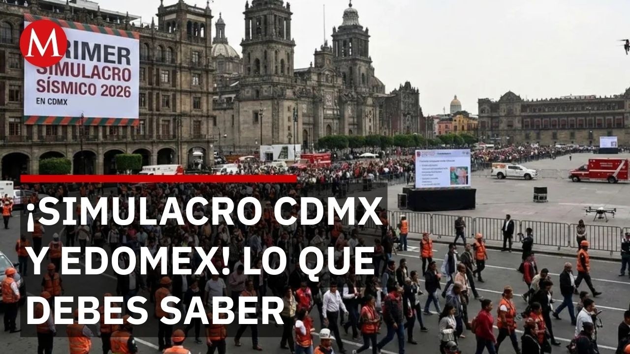 Primer Simulacro CdMx y Edomex: Todo lo que debes saber