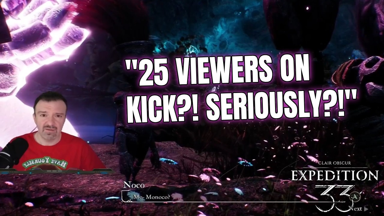 DSP Grows Tense as Kick Stream Has Less Than 50 People During Clair Obscur