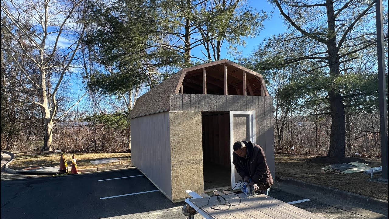 10x20 Barn Build! 🌳 Day 2 Live Now!!