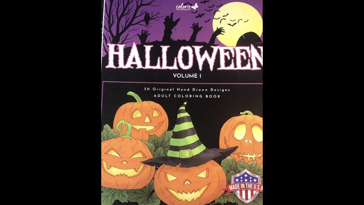 *NEW* Halloween Coloring Book from ColorIt