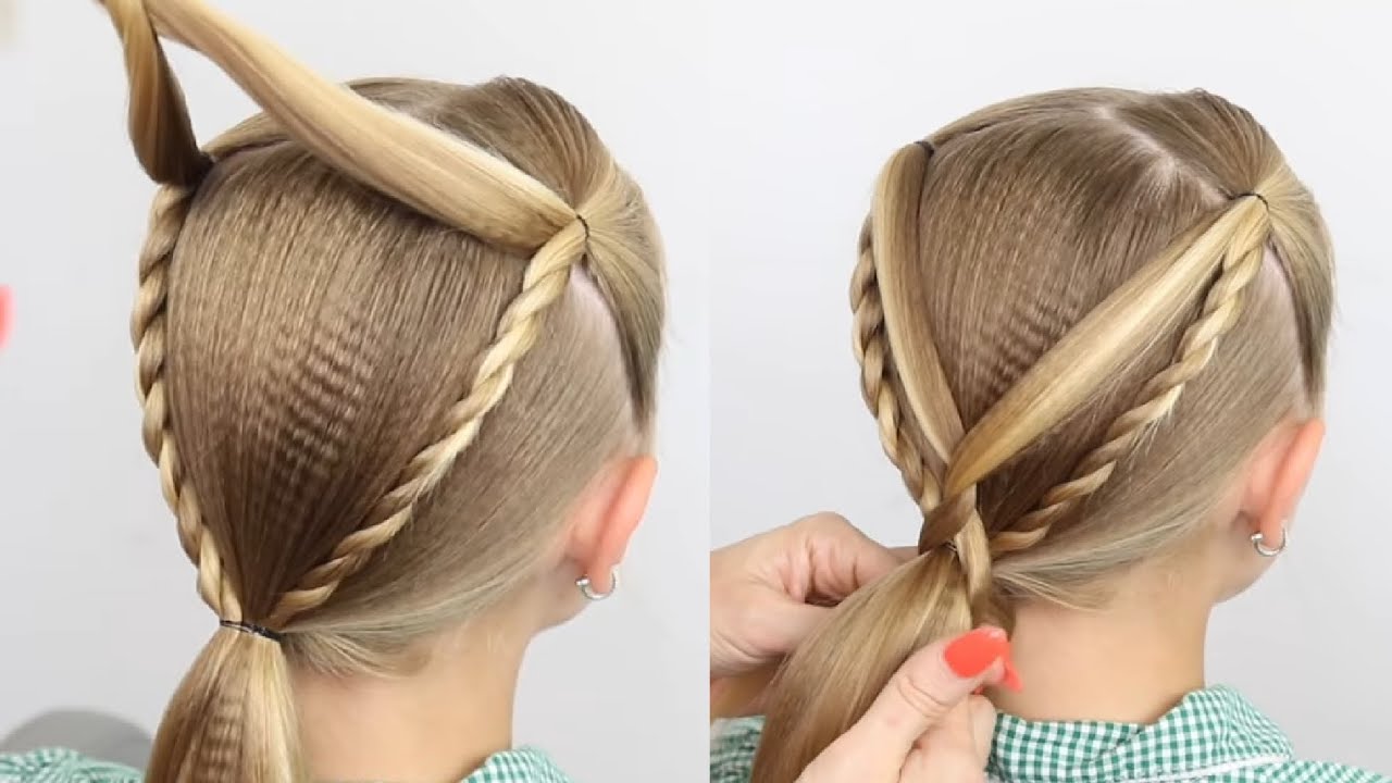 Easy Kids School Hairstyle 💕 | 5-Minute Cute Hair Hack!