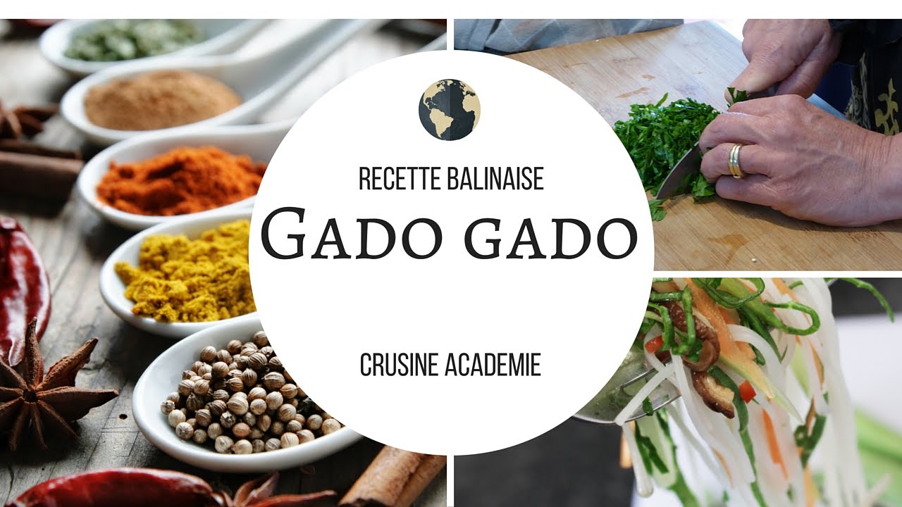 La recette traditionnelle du Gado gado Balinais en direct du marché