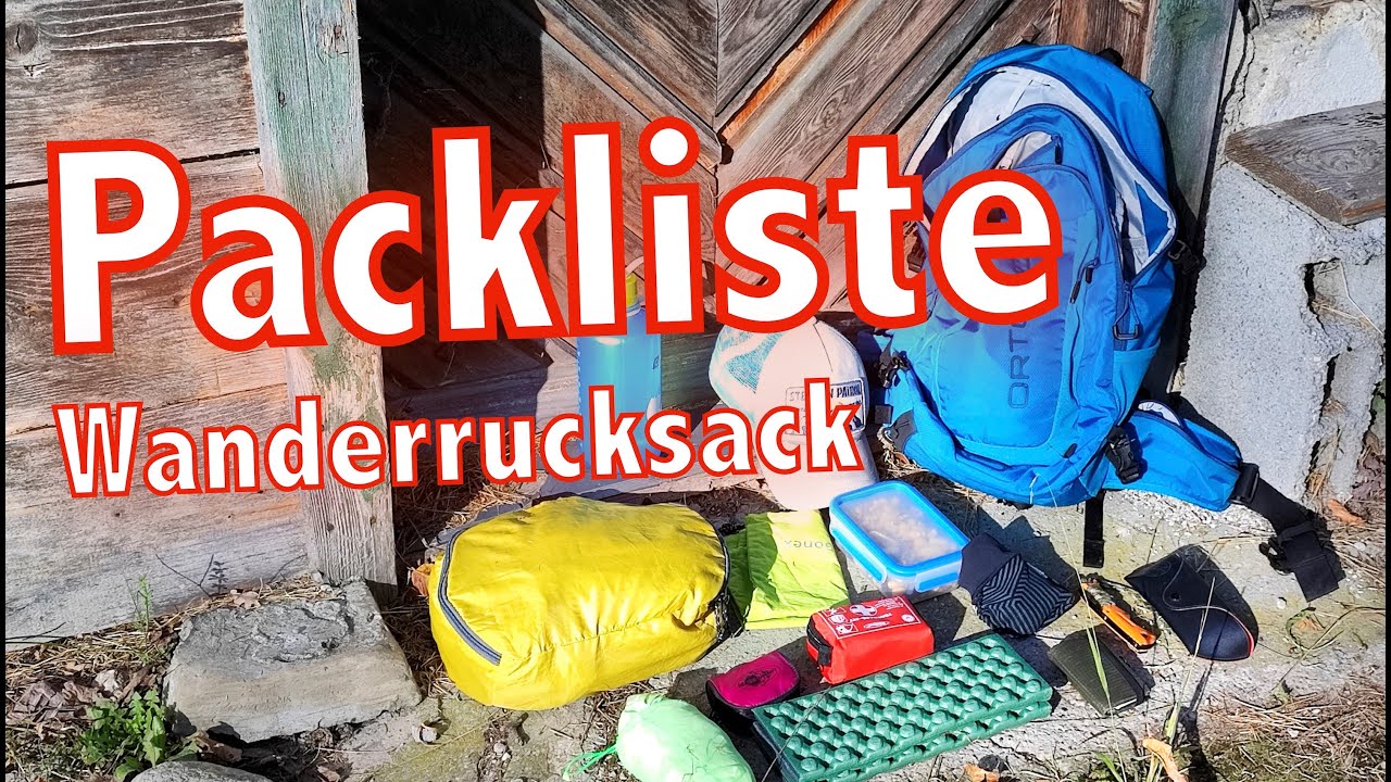 Wanderausr&uuml;stung I Meine Packliste f&uuml;r eine Tagestour