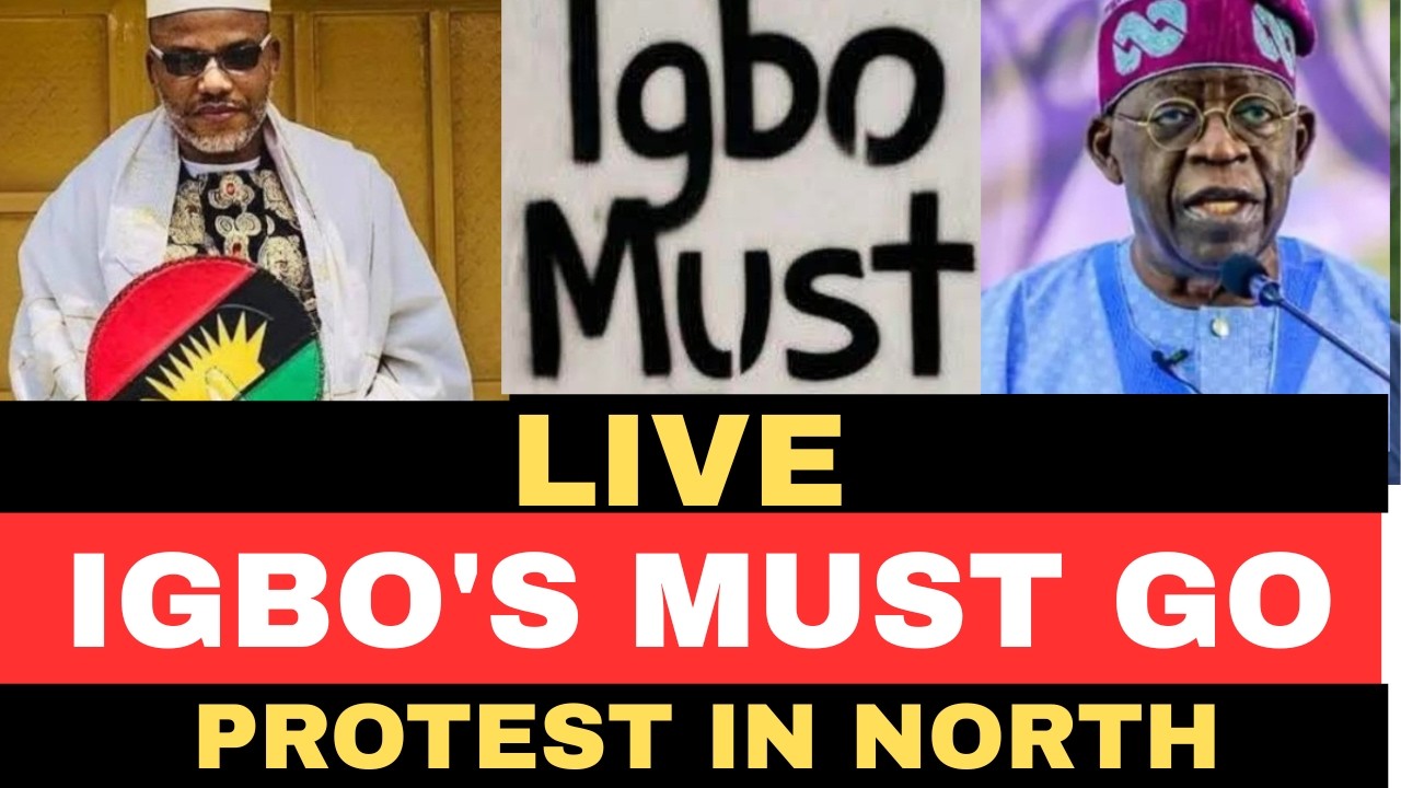 Live :: Igbo's Must go protest happening in the North (SHOCKING)