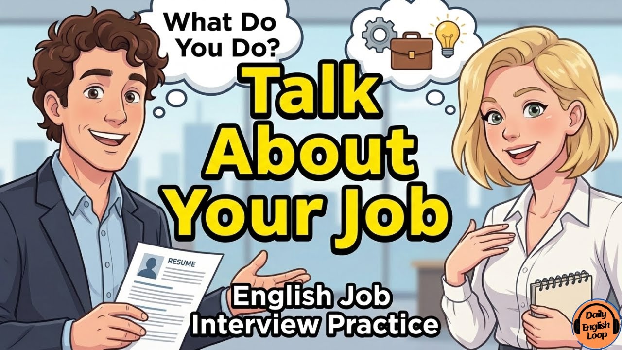 English Speaking Practice: Talking About Your Job Like a Native Speaker