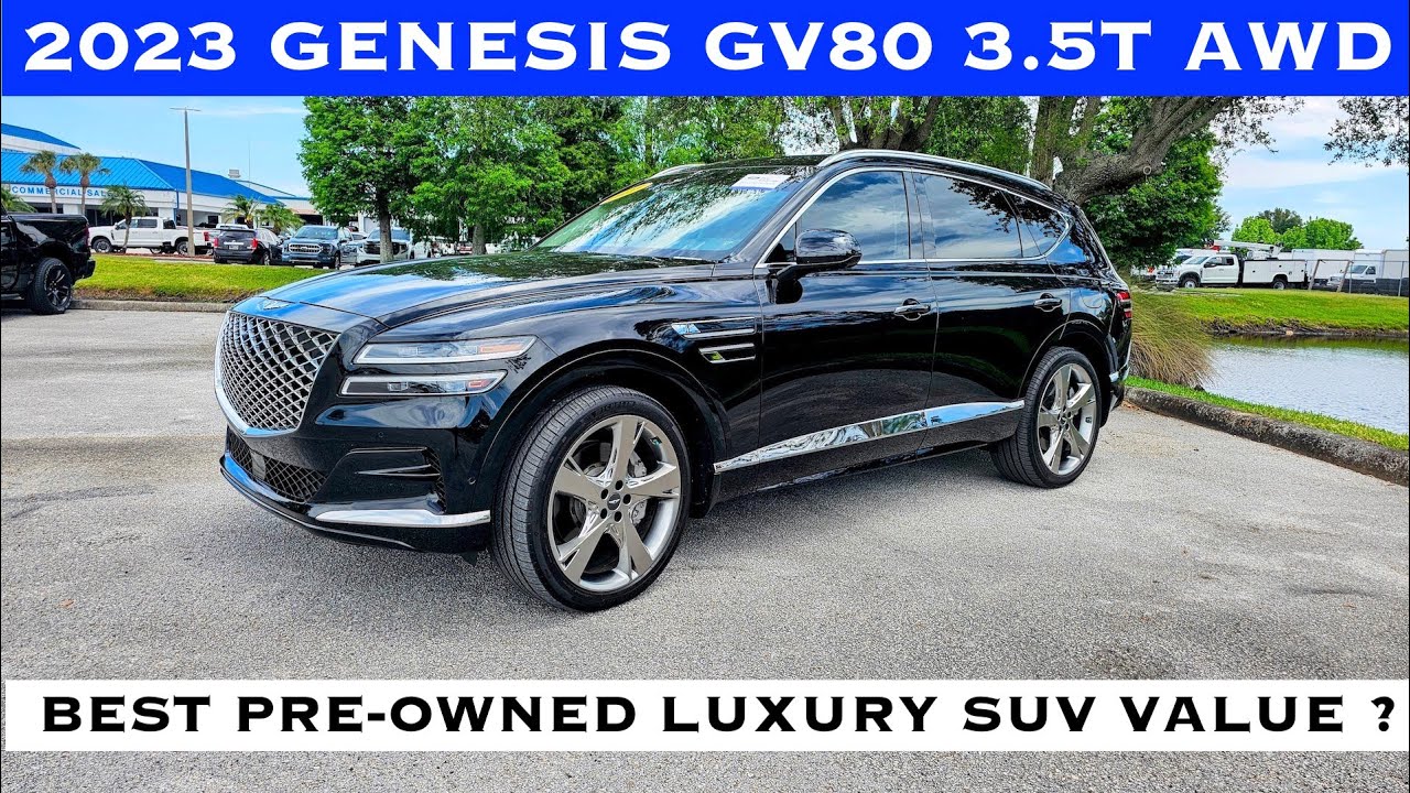 2023 Genesis GV80 3.5T Advanced - Pre-Owned Genesis a GV80 a Good Value? POV Review & Test Drive !