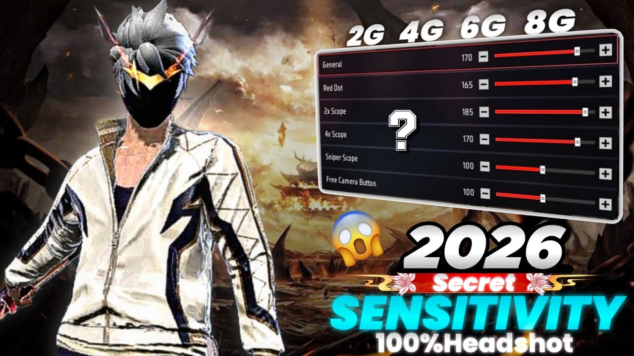 Headshot Sensitivity 🛑 ( 2026 ) ✔️ | ⚡️ 100% Working Sensi 💯 | ✅️ Best Headshot Sensitivity 😱