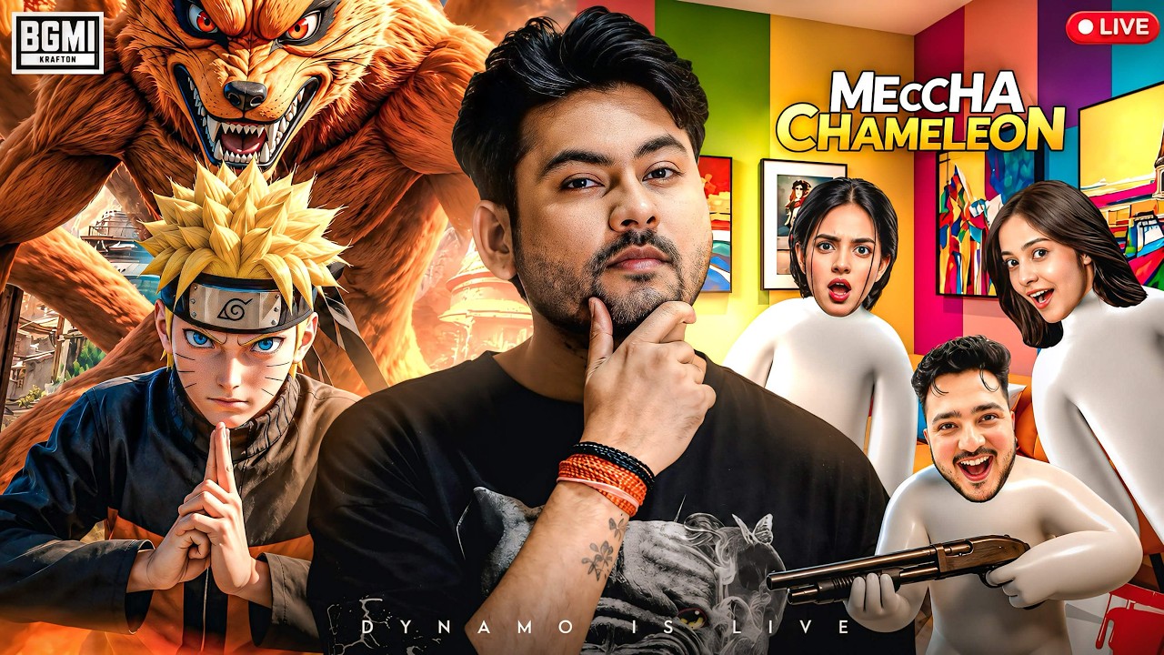 🔴LIVE -MECCHA CHAMELEON with HYDRA Squad | BGMI DONE