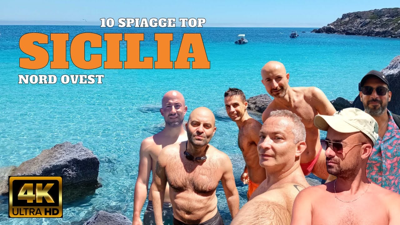 SICILIA Occidentale 🐟10 SPIAGGE TOP: Favignana, S.Vito Lo Capo, Mondello, Snorkeling, Drone e Storia