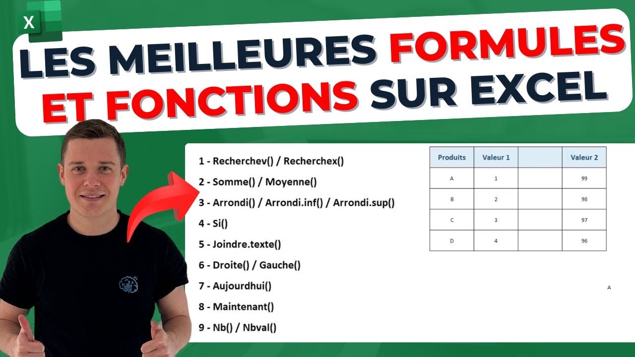 Comment ces 10 formules et fonctions Excel vont BOOSTER votre productivité ? 😱