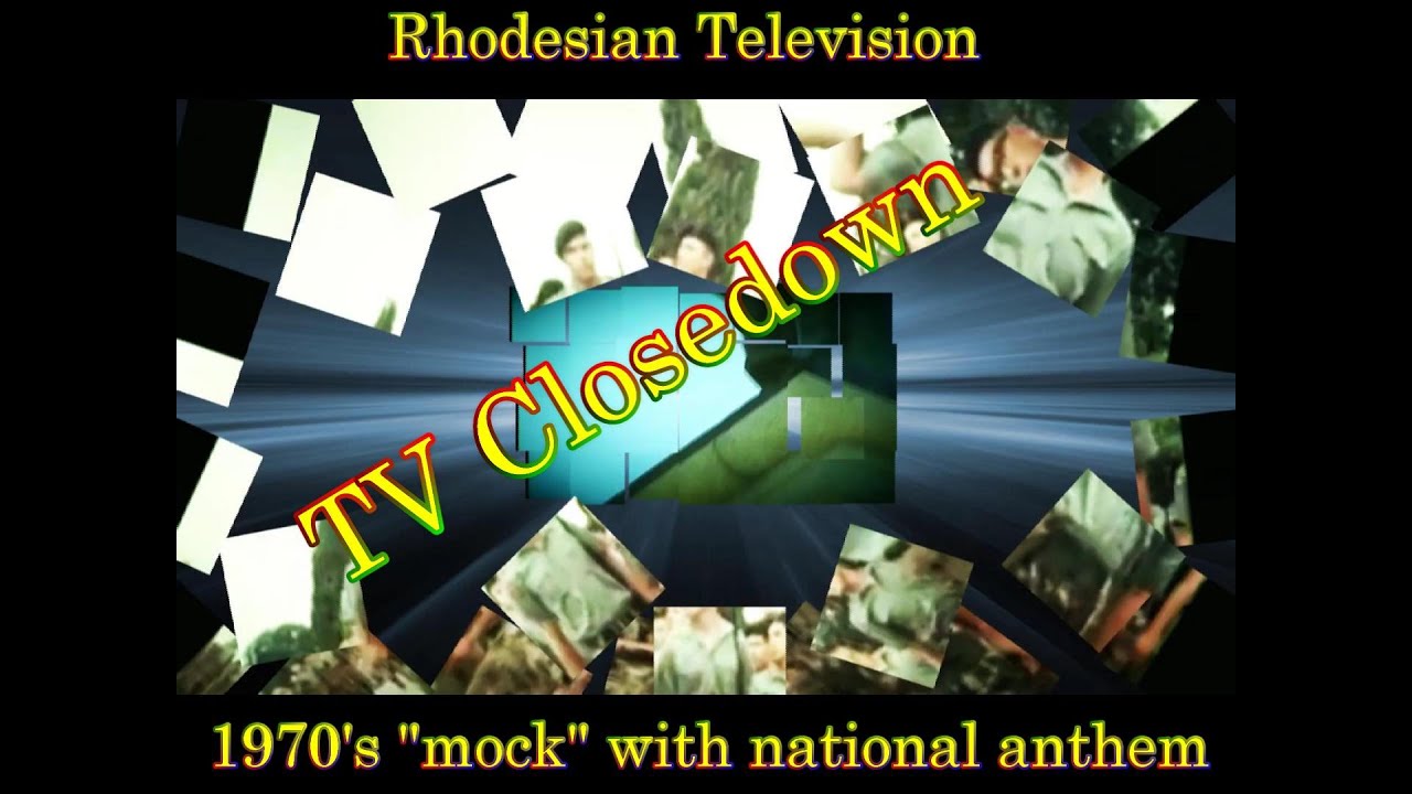 Rhodesian Television Closedown & National Anthem ( 