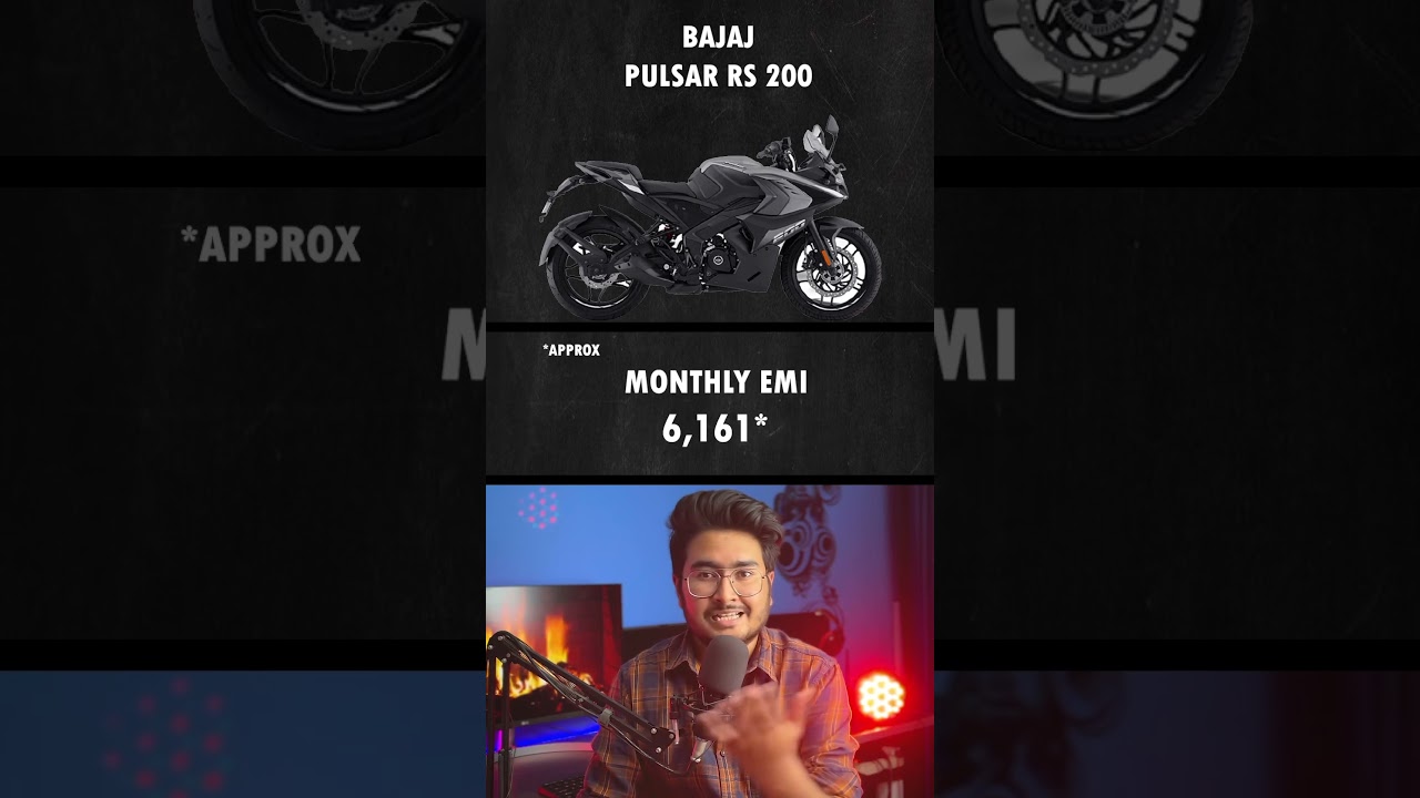 Pulsar RS 200 On Road Price and EMI #pulsarrs200