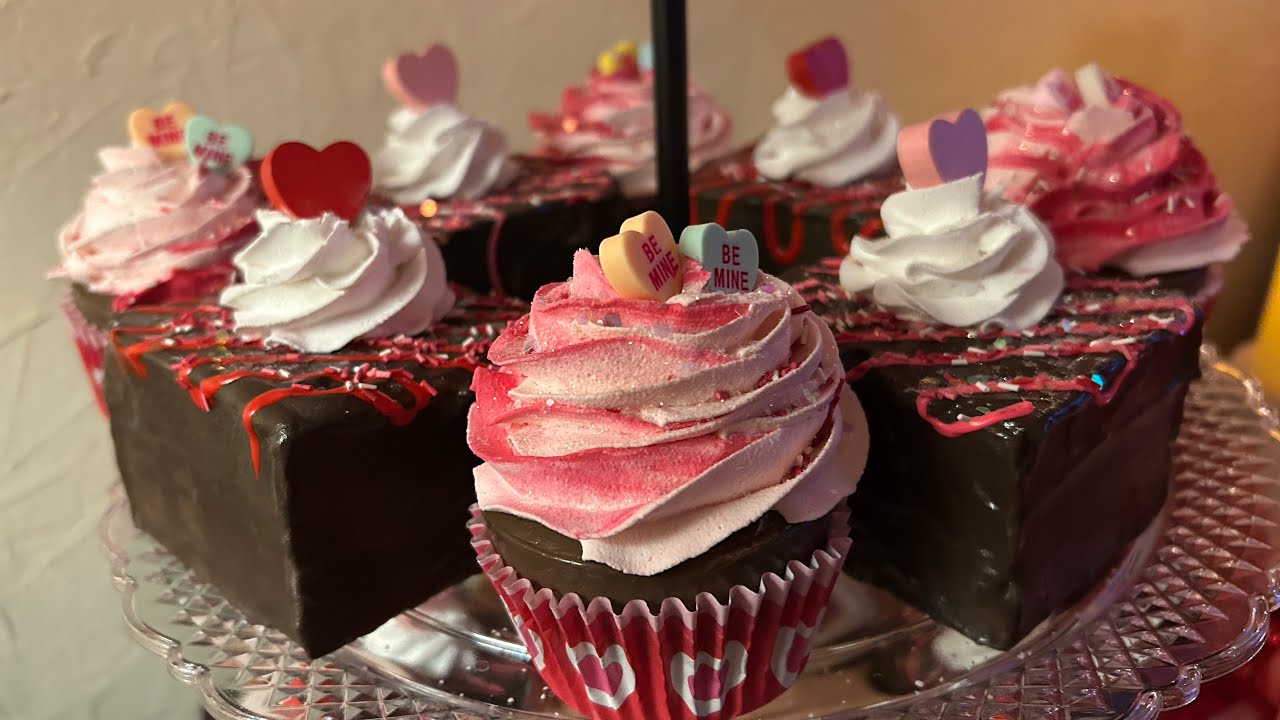 Valentines Brownies #valentines #fakebake #brownies