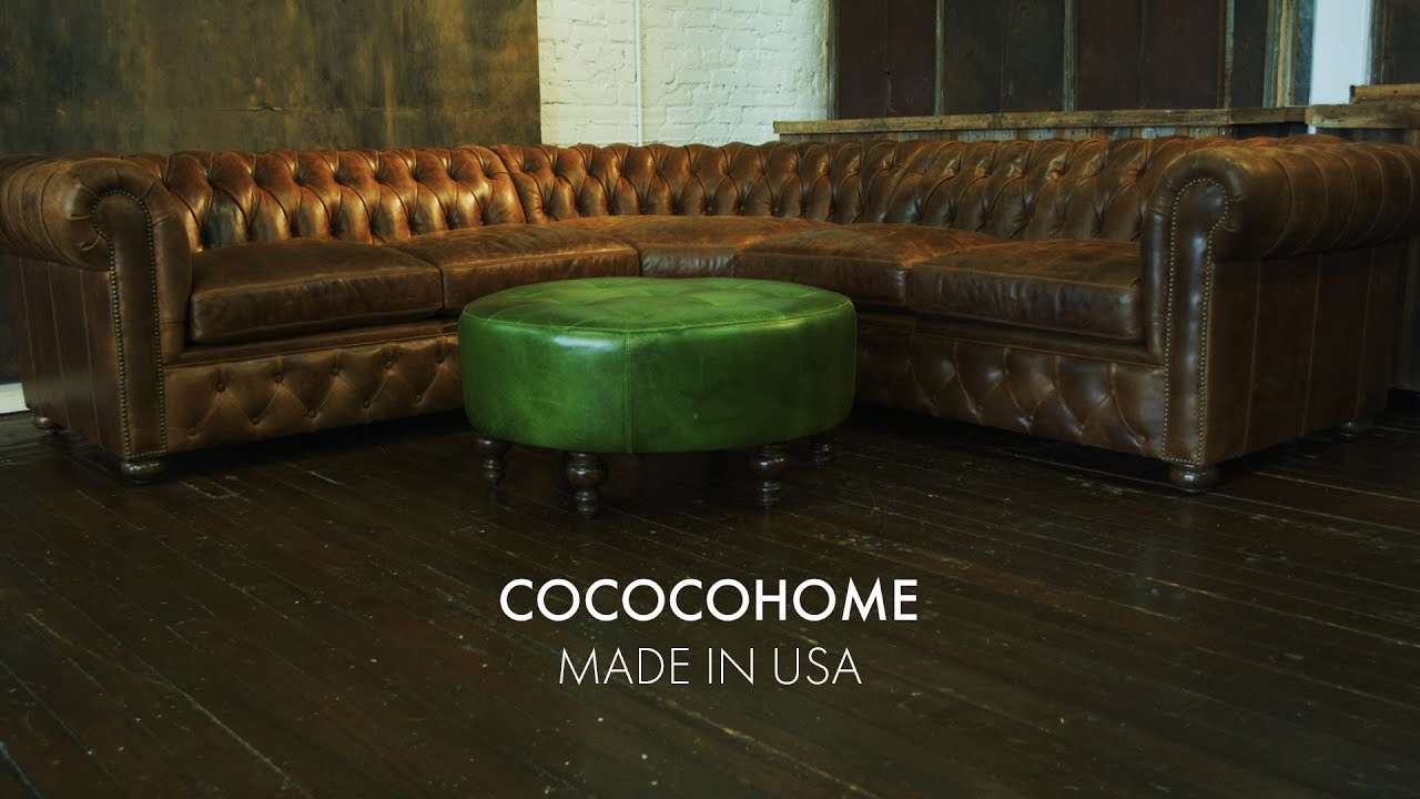Traditional Chesterfield Sectional | COCOCOHOME, Chesterfield Sofa Manufacturer | Made in USA