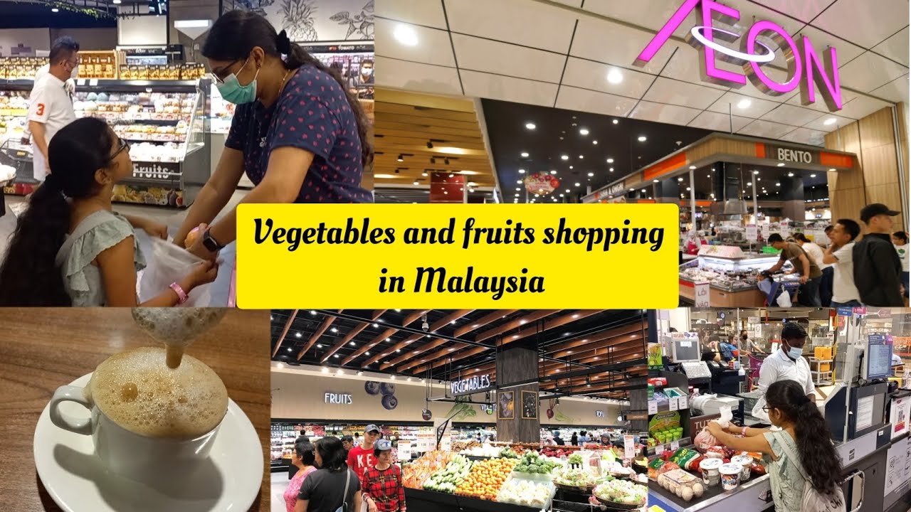 Vegetables and fruits shopping in Malaysia | Tamil vlog | Aeon | MTR restaurant