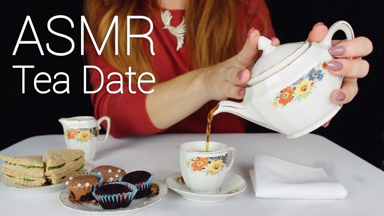 Me & You Tea For Two | ASMR | Tapping, Eating, Fabric