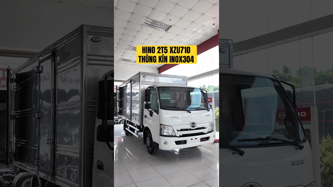 Hino 2t5 xzu710 th&ugrave;ng k&iacute;n inox304 #hino2t5 #hino2t4 #hino3002t5 #hino300