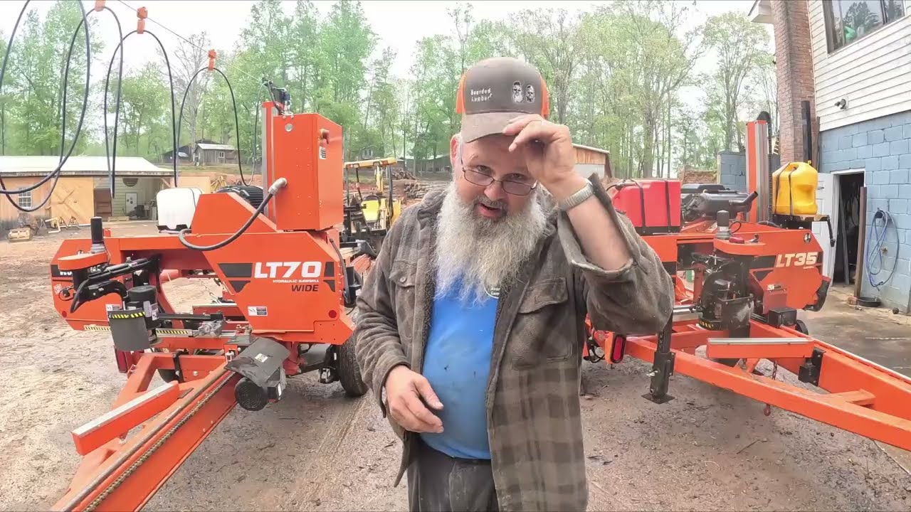 Side by Side Comparison of a Wood Mizer LT35 and LT70